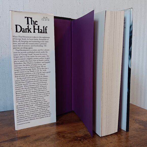 Stephen King's The Dark Half - True First Edition, Hard Cover - Picture 4 of 5